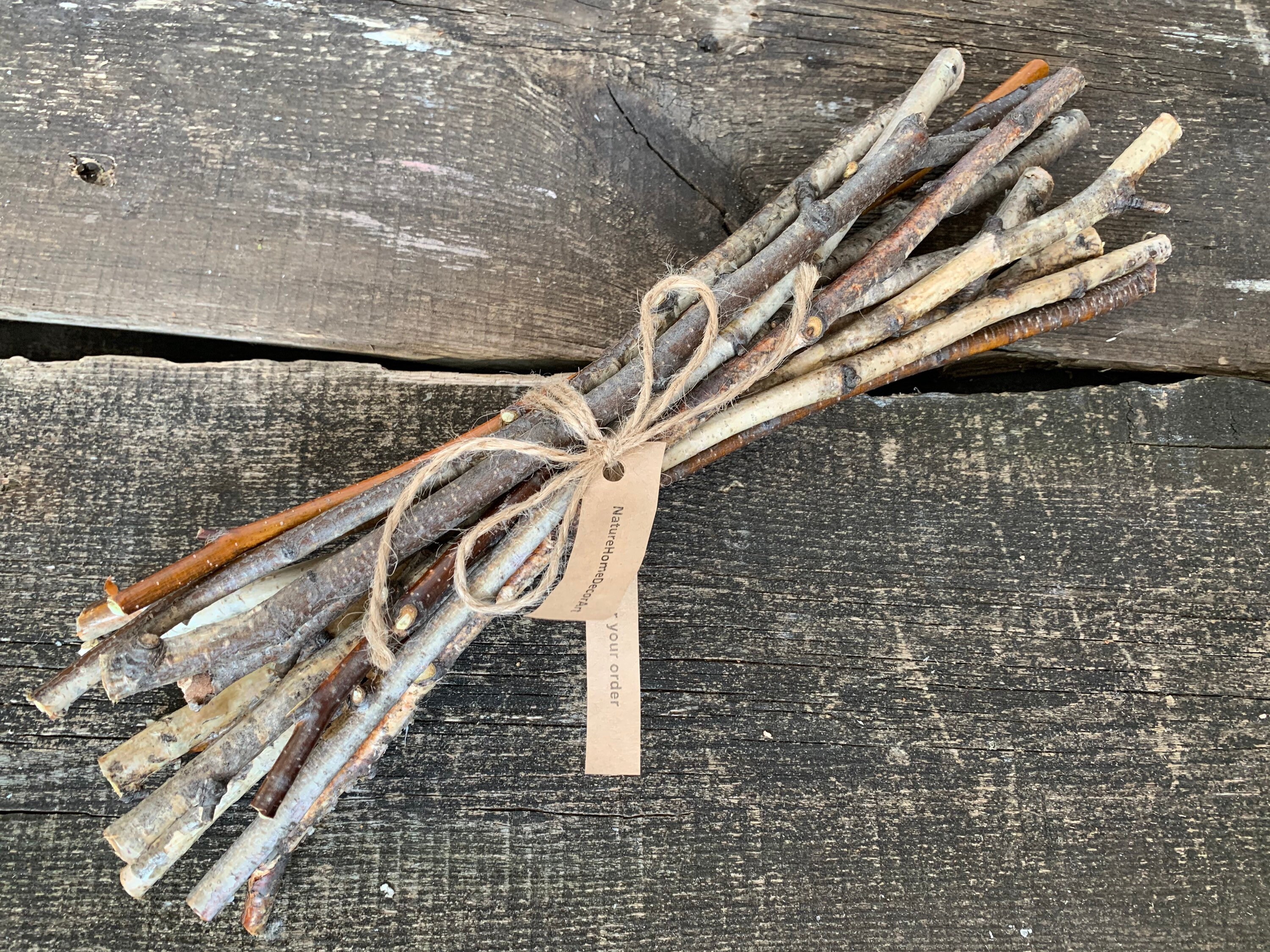 15 white birch sticks. Birch twigs. Craft wood sticks. Wedding Etsy