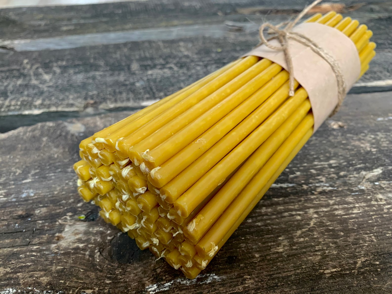 80 Thin beeswax candles bulk. Dipped beeswax candles. Church Etsy