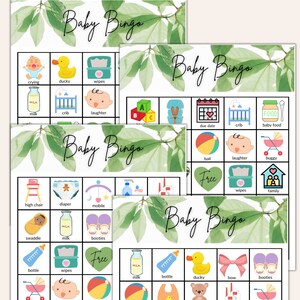 Baby Shower Games | Printable Baby Shower Themed Games | 40 Different ...