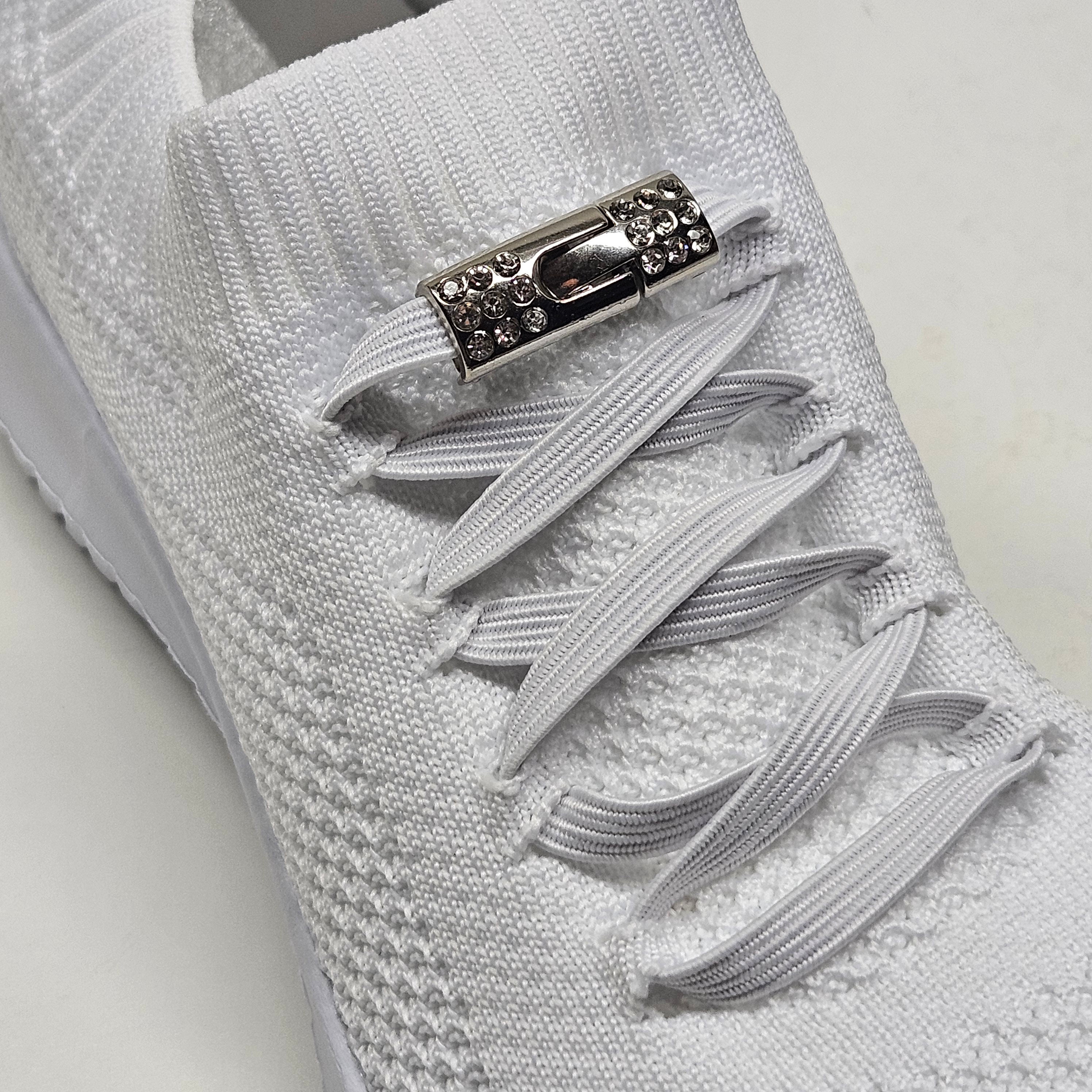 Photo inspiration: Elastic Shoelaces With Cross Lock Rhinestone Metal Buckle No Tie Photo Inspiration
