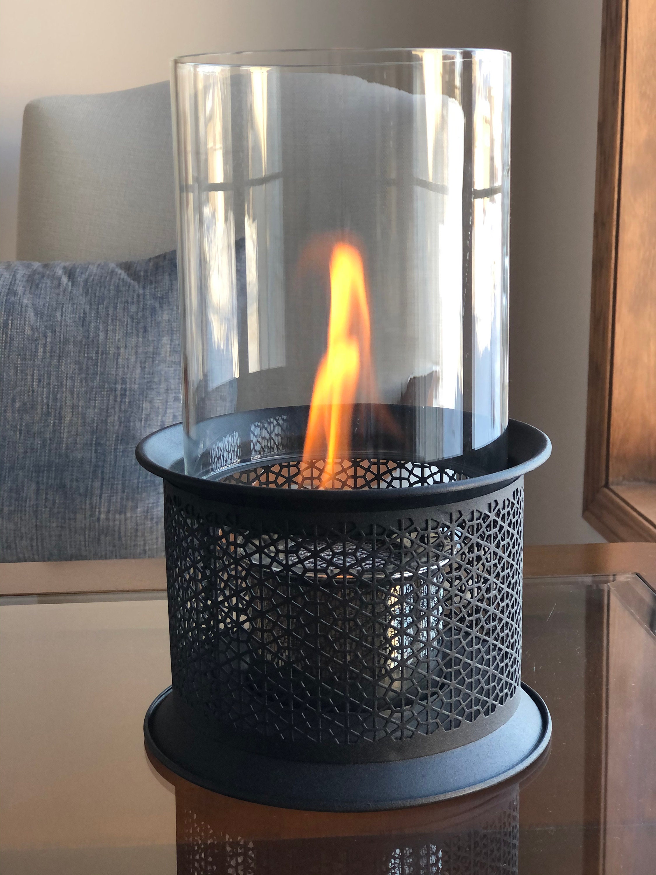 Chimenea de mesa Fogata Cuenco de fuego Portátil Bio | Etsy