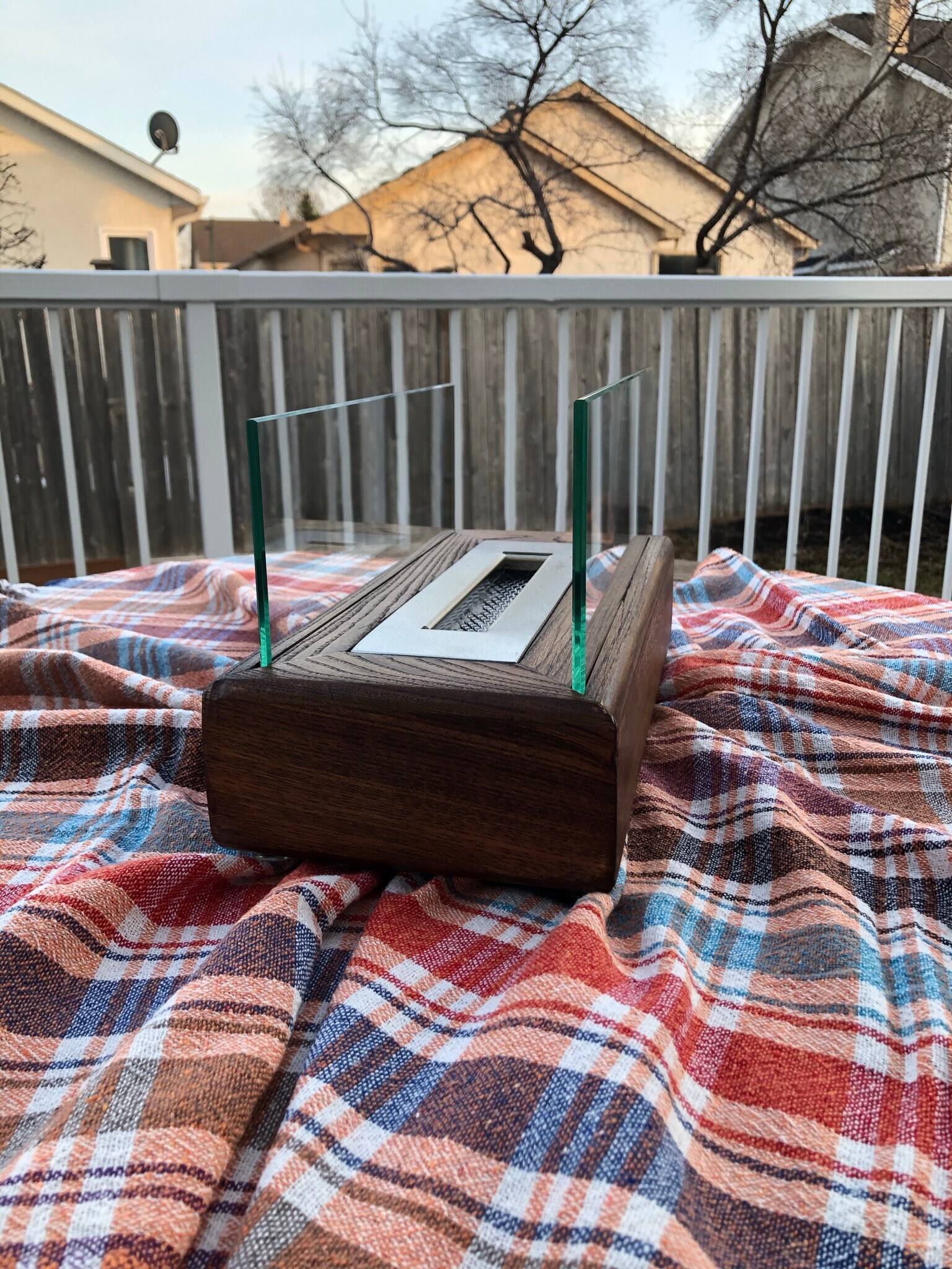 Kaminplatte Feuerstelle Feuerschale Tragbar Bio-Äthanol | Etsy