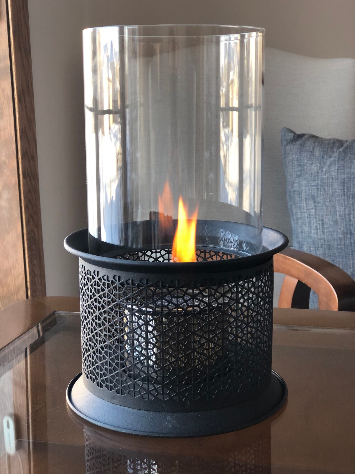 Chimenea de mesa Fogata Cuenco de fuego Portátil Bio | Etsy