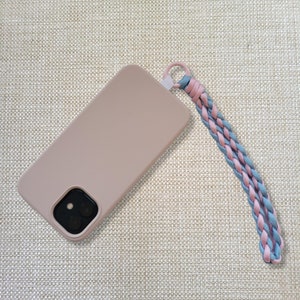 Phone Wrist Strap with Phone Case Insert Connector Patch for iPhone and Samsung, Wristlet Keychain and Tether Tab, Cell Phone Accessory Gift