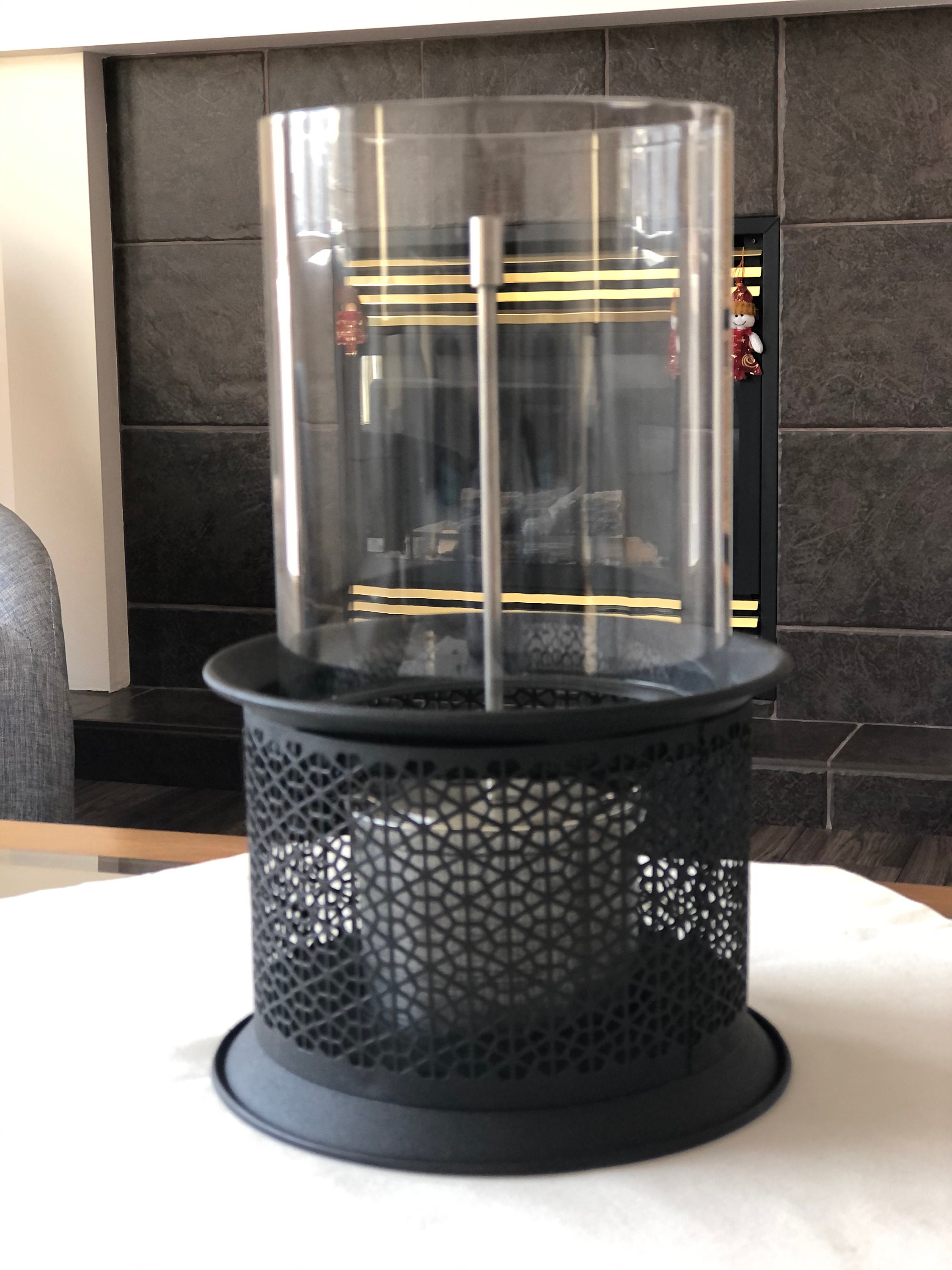 Chimenea de mesa Fogata Cuenco de fuego Portátil Bio | Etsy