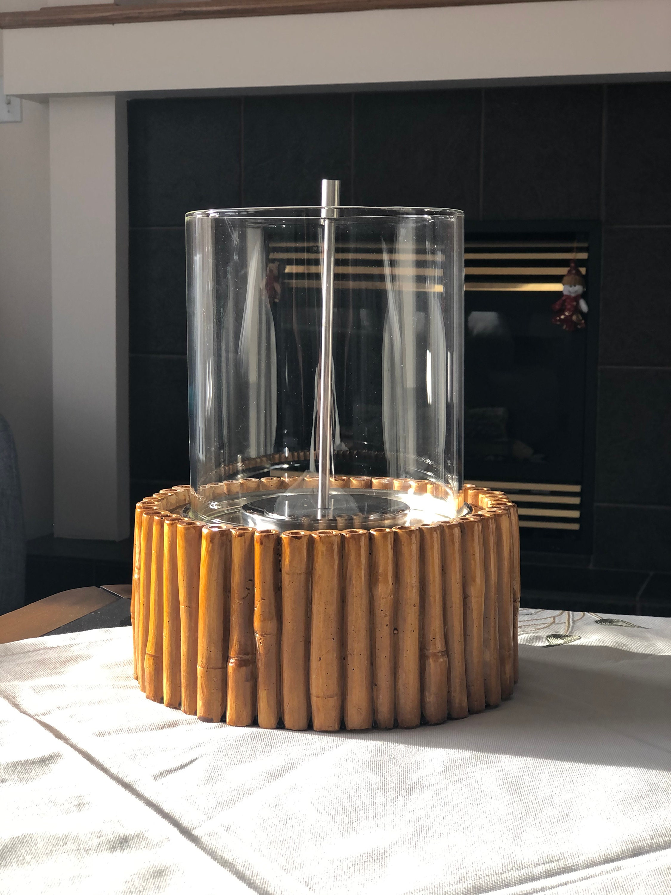 Tischkamin Feuerstelle Feuerschale tragbar Bio Ethanol | Etsy