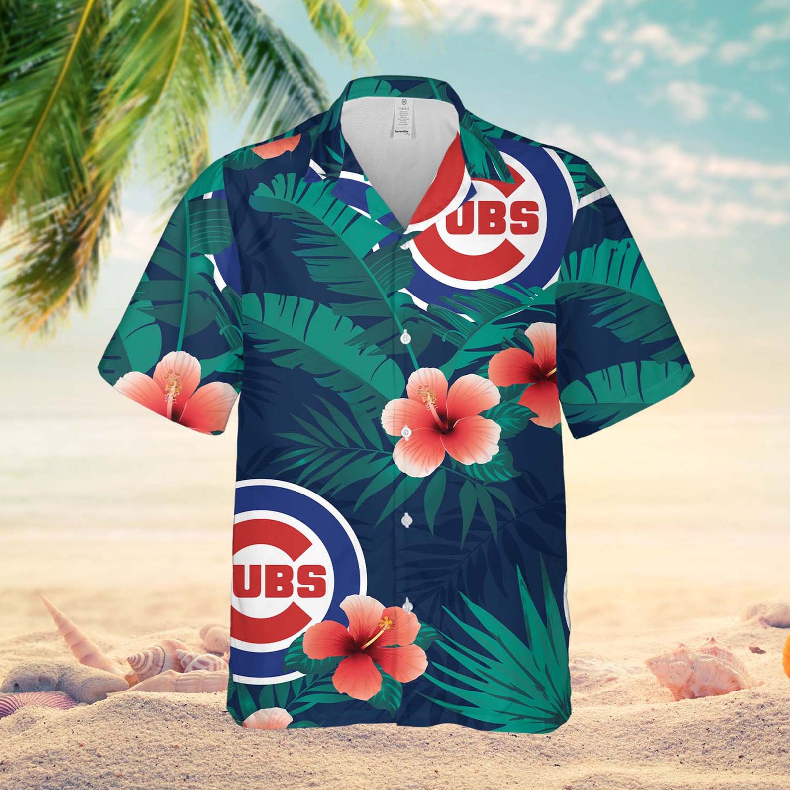 Cubs Hawaiian Shirt Summer Vacation Shirt | Etsy