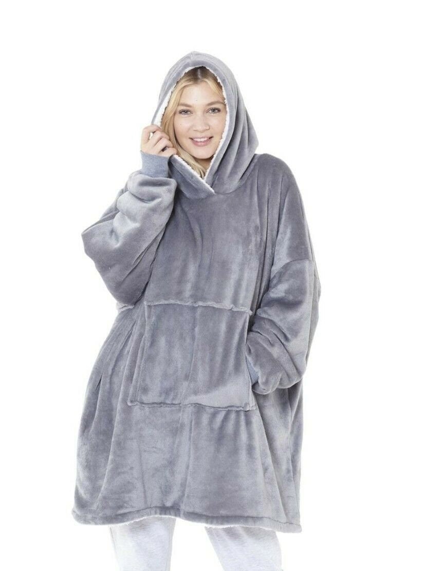 Oversized Blanket Hoodie Sherpa Lined Super Soft Very Warm One Size Free Delivery Etsy UK
