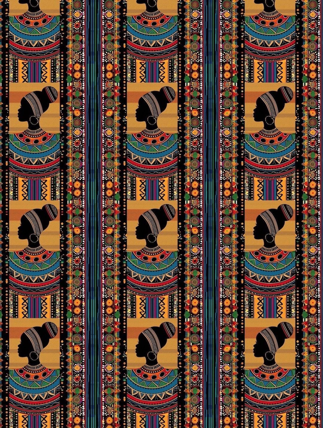 Afrochic Elegance Fabric/ Africa Fabric/ Yard. - Etsy