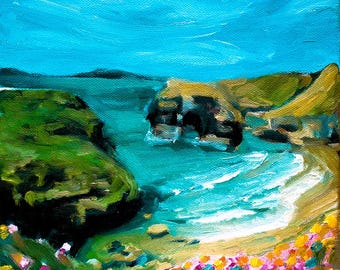 Nun's Beach, Ballybunion Art Print: Irish Coastal Landscape,  Fine Art