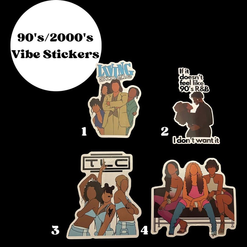 90's/2000's Themed Stickers - Etsy