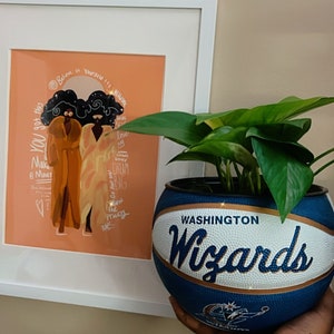 Basketball planters
