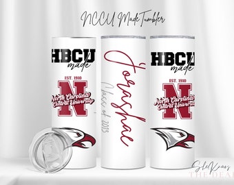 HBCU Made (NCCU) Sublimated Tumbler