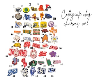 Collegiate Clog Charms #3