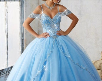 Baby blue cinderella dress clearance