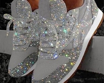 sparkly tennis shoes