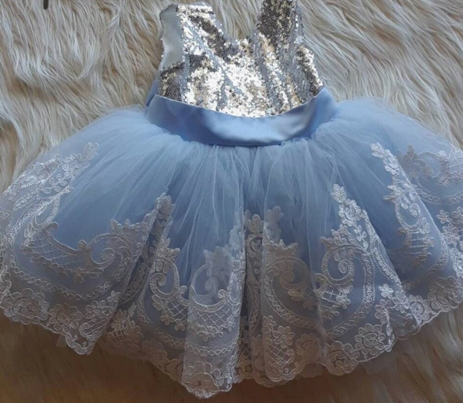 10 OFF Charlotte Beautiful Powder Blue Baby Girl Dress Lace Etsy