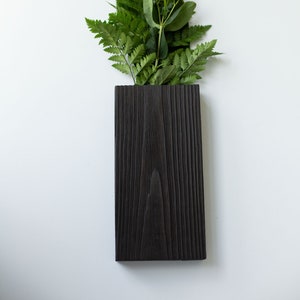 Wandtasche aus Holz, Pflanzenhalter Wand, Wandbehang für Grünpflanzen, Pflanzenhalter, handgefertigter Wandbehang aus Holz für Kunstgrün oder Kunstblumen