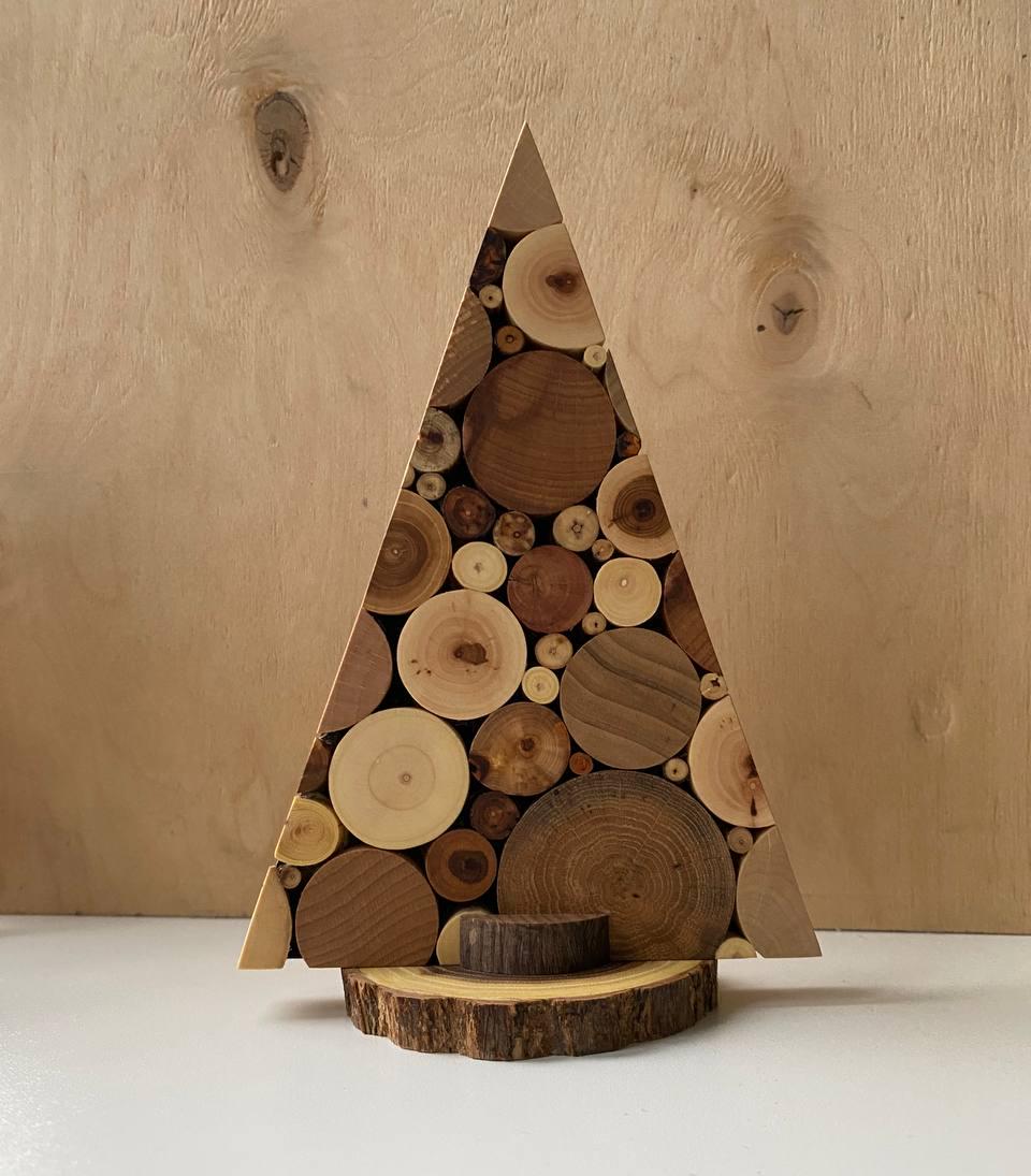 木製　クリスマス　ツリー 楽天市場】【受注生産】【ふるさと納税】クリスマスツリー・BW材 L