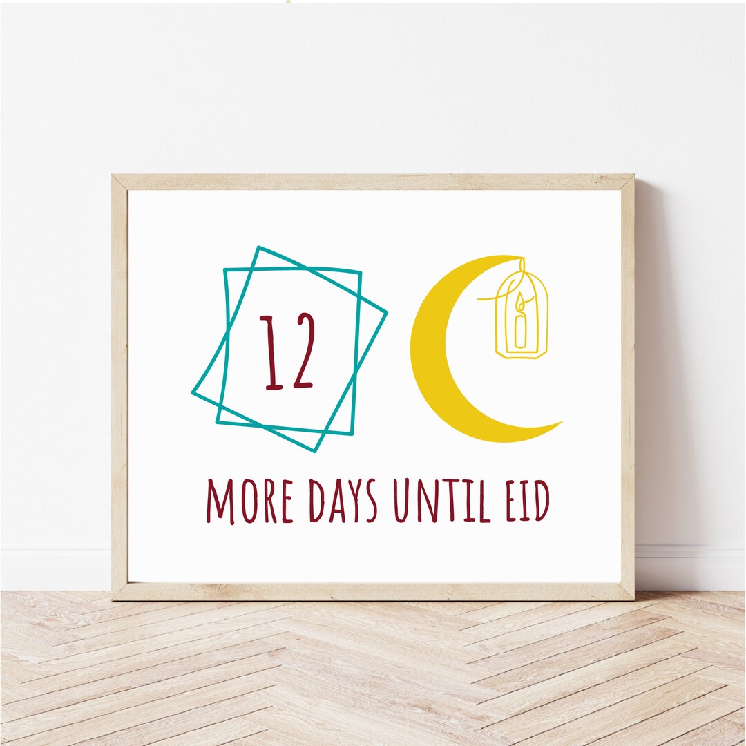 More Days Until Eid Svg Countdown to Eid Svg Count the Days Etsy