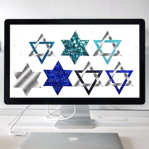 Star of David bundle png, Jewish star sublimation, Jewish star png, Jewish sublimation designs, png for Jewish gifts, Hanukkah png, png