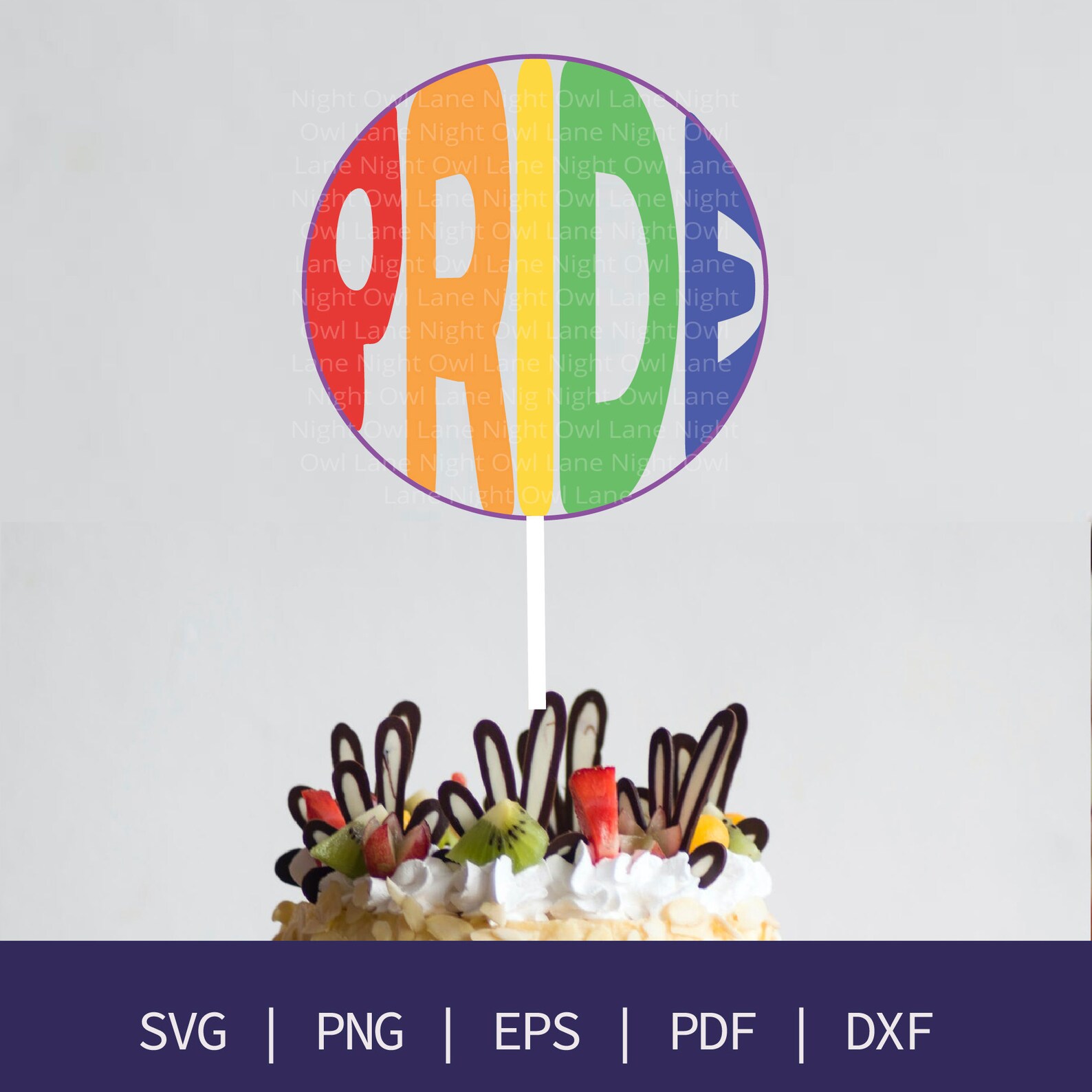 Pride Cake Topper Svg Pride Stencil Svg Gay Pride Svg Lgbt - Etsy