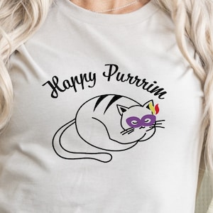 Purim cat svg,  Purim svg, cat lover Purim svg, cat in costume svg, Happy Purim svg for cat theme, Happy Purrrim, Purim png, Purim shirt svg