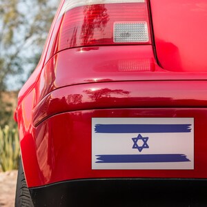Israeli flag bumper sticker png,  Zionist svg, support israel svg, israel sublimation, bumper sticker png, Israel png