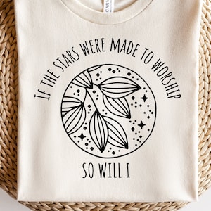 If the Stars were made to worship so I will svg | Psalm 148: 3-6 | Christian svg | faith svg | bible verse svg | scripture svg | stars svg