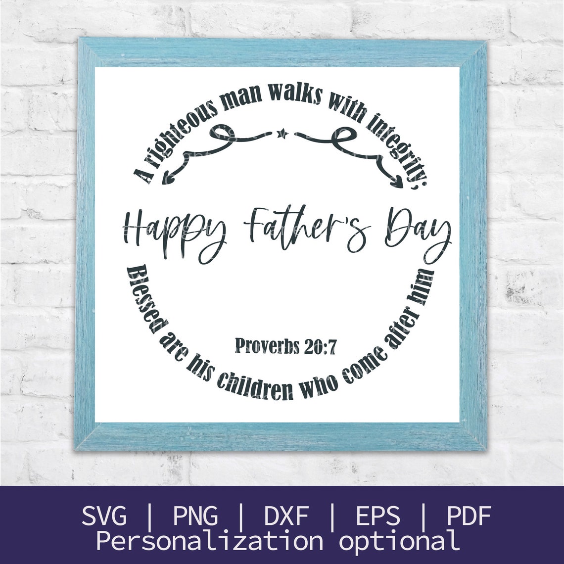 Personalized Father's Day SVG Religious Fathers Day SVG | Etsy Israel