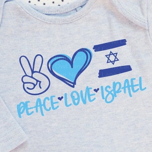 Peace Love Israel svg | Jewish svg | Support Israel sublimation