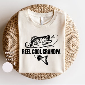 Reel Cool Grandpa SVG | Father&#39;s Day Svg | Grandpa Fishing SVG | Fathers Day Fishing SVG |  Svg Cut File for Cricut