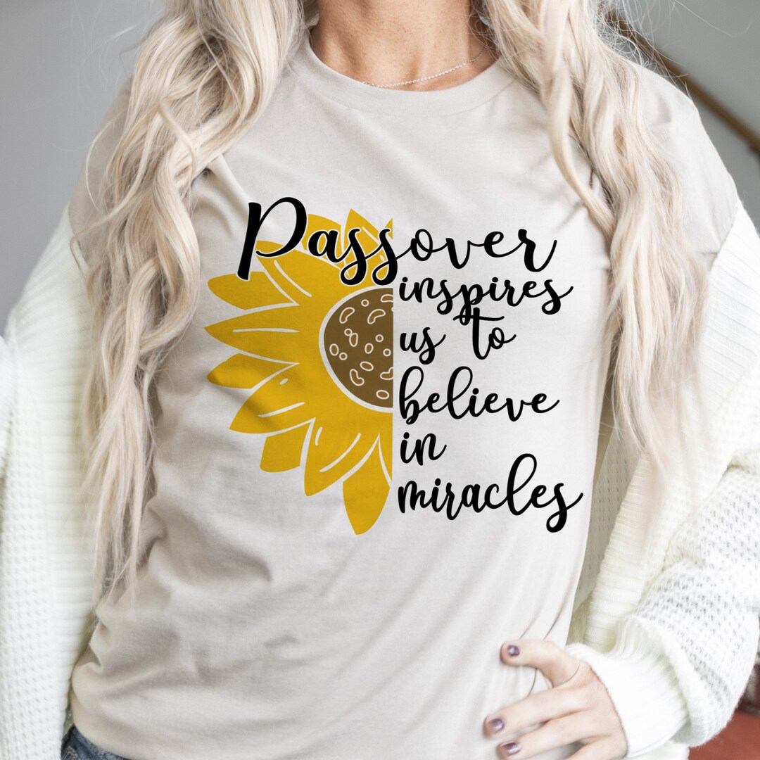 Passover Sunflower SVG, Passover Miracles Svg, Passover Split Sunflower