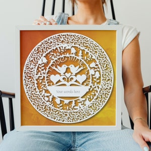 Matrimonio ebraico personalizzato papercut svg, papercut ebraico svg, ebraico svg per regalo di nozze, matrimonio ebraico personalizzato svg, papercut svg
