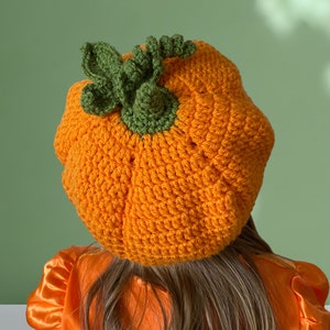 Crochet Pumpkin Hat Pattern.