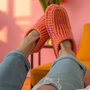 Crochet Slipper Socks Pettern image 7