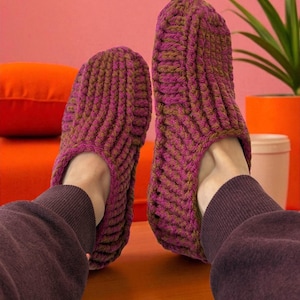 Crochet Slipper Socks Pettern image 14