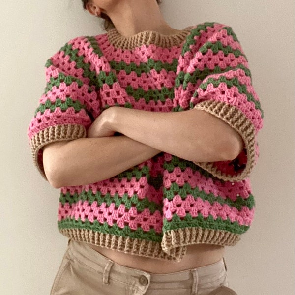 Strawberry Oversized Sweater / Top.