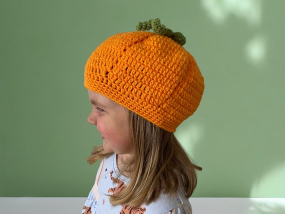 Crochet Pumpkin Hat Pattern. - Etsy