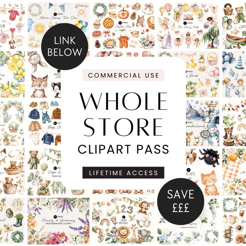 Easter Baby Shower Clipart, Watercolor Floral Wreath, Pink Easter Bunny, Bunny Holding Balloon, Single Image, Commercial Use, Transparent image 7
