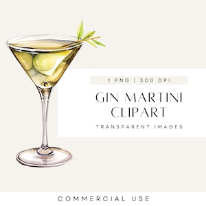 Signature Drink Clip Art, klassischer Martini, Olive, Hochzeitsgetränk Zeichen, Alkohol Clipart, Getränk Illustration, transparente PNG, kommerzielle Nutzung