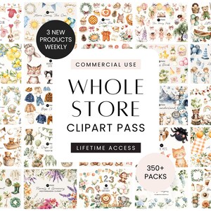 We Can Bearly Wait Clipart, Baby Shower Invitation Art, Watercolor Teddy Bear, Teddies, Balloons, Pink, Blue, Gender Neutral, Commercial Use image 7
