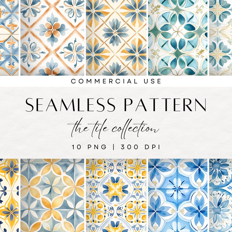 Mediterranean Tile - Etsy