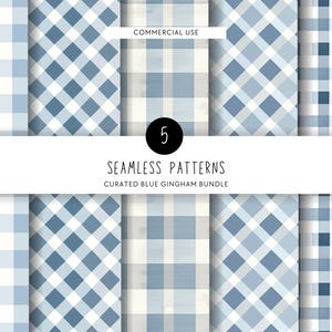 Imágenes prediseñadas de textura de cuadros azules y blancos, fondos de cuadros, patrón sin costuras, imágenes prediseñadas PNG, uso comercial, papel digital de cuadros pastel