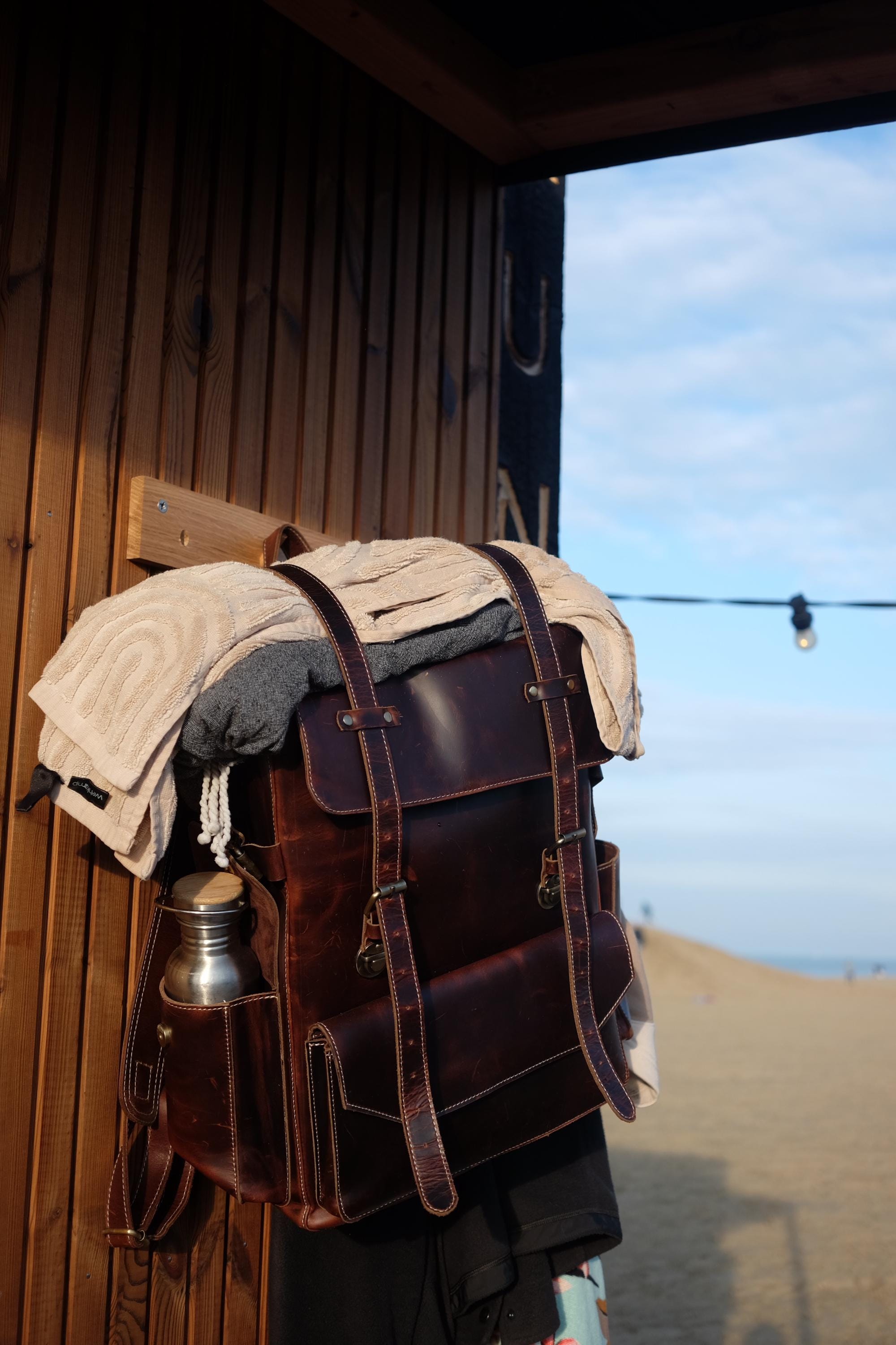 Toshiro Leather Backpack - Etsy