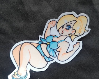 Rosalina Summer Sticker Star Princess Super Mario Beach Bikini