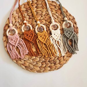 Macrame suncatcher, macramé diffuser