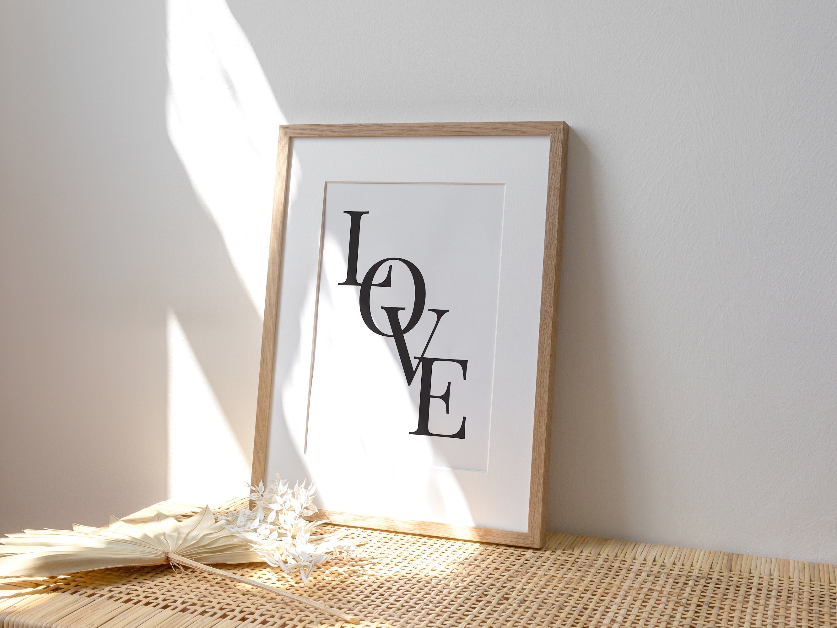 Love Quote Wall Art Love Print Digital Download Home Decor Etsy