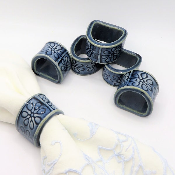 Ceramic Napkin Rings Etsy
