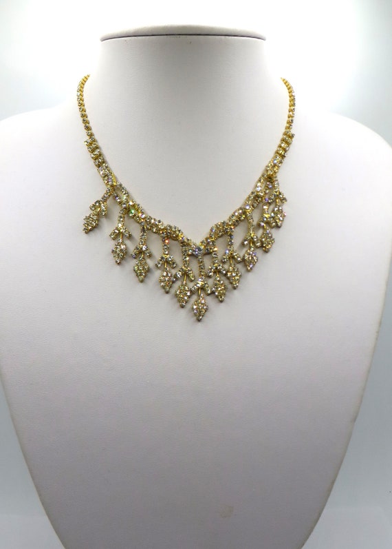 Diamante rhinestone necklace Christine Collection… - image 8